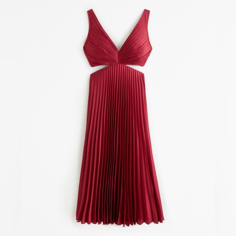 NWT Abercrombie Satin Maxi Dress